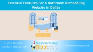 Essential Features For A Bathroom Remodeling Website In Dallas 