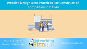 Website Design Best Practices For Construction Companies In Dallas 