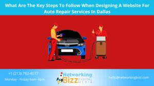 What Are The Key Steps To Follow When Designing A Website For Auto Repair Services In Dallas